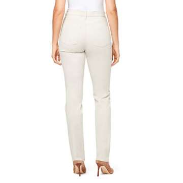 Gloria Vanderbilt Women's Classic Amanda High Rise Tapered Jean, Stonewood-DS, 14 Regular Long