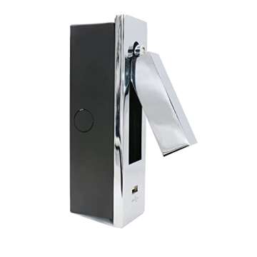 BRILLRAYDO 3W LED Spotlight with USB Charging Port