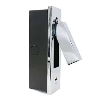 BRILLRAYDO 3W LED Spotlight with USB Charging Port