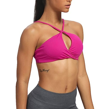 Aoxjox Women's Backless Sports Bra for Comfort and Style