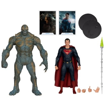 Premium DC Multiverse Doomsday & Superman Action Figure Set 7-Inch