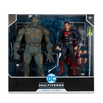 DC Multiverse Doomsday & Superman Action Figure Collectible Set