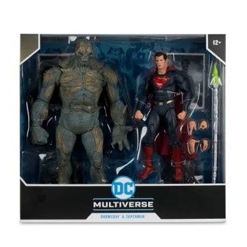 DC Multiverse Doomsday & Superman Action Figure Collectible Set