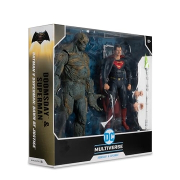 DC Multiverse Doomsday & Superman Action Figure Collectible Set