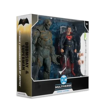 DC Multiverse Doomsday & Superman Action Figure Collectible Set