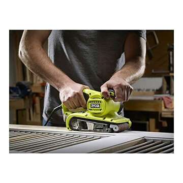 Ryobi ZRBE319 6-Amp 3 in. x 18 in. Belt Sander Renewed