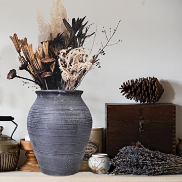 Stunning Large Vintage Ceramic Vase for Home Decor