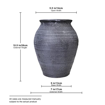 Stunning Large Vintage Ceramic Vase for Home Decor