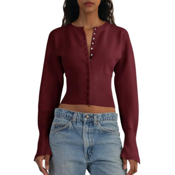 Saodimallsu Cropped Sweater for Trendy Women