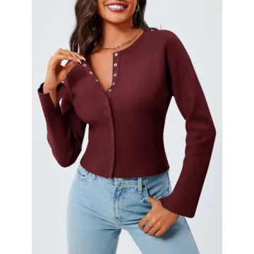 Saodimallsu Cropped Sweater for Trendy Women