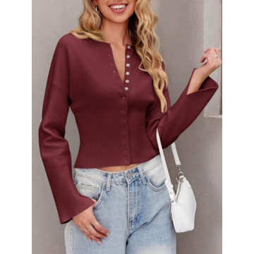 Saodimallsu Cropped Sweater for Trendy Women