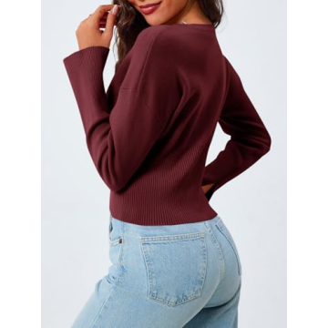 Saodimallsu Cropped Sweater for Trendy Women