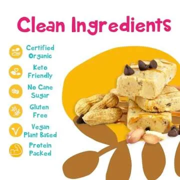 Organic Low Carb Bhu Foods Keto Bars with Only 1g Sugar