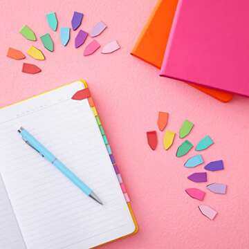 Bright Creations 72 Pack Rainbow Arrow Magnetic Bookmarks - Bulk Mini Magnet Page Clip Markers for Reading - 12 Colors (1 x 0.5 in)