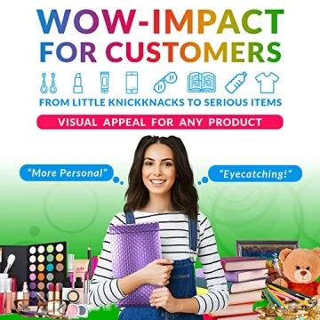 Purple Metallic Bubble Mailers Pack of 25 for Stylish Shipping