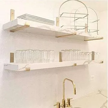 12 Inch Heavy Duty Shelf Brackets for Floating Shelves