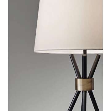 Stylish Adesso Benson Floor Lamp with Smart Functionality