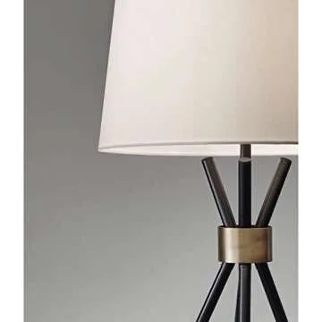 Stylish Adesso Benson Floor Lamp with Smart Functionality