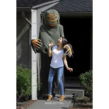 Towering Terror Pumpkin Costume for Spooky Fun and Frights