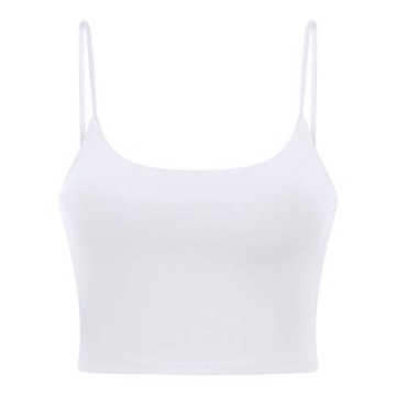 UOTJCNR Longline Yoga Tank Top Padded Sports Bra