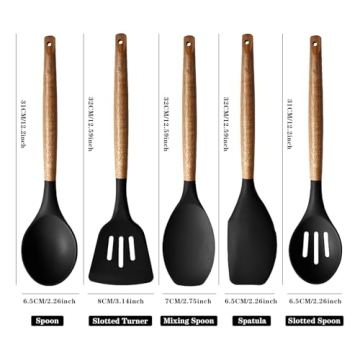 Premium Non-Stick Silicone Kitchen Utensils Set