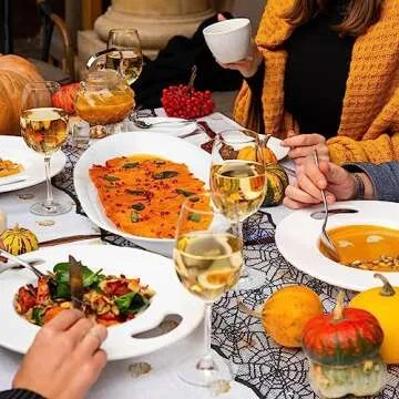 Stylish Halloween Lace Table Runner for Festive Decor
