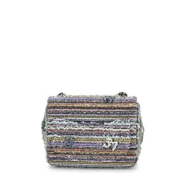 Chanel Multicolor Sequin Half Flap Mini Bag