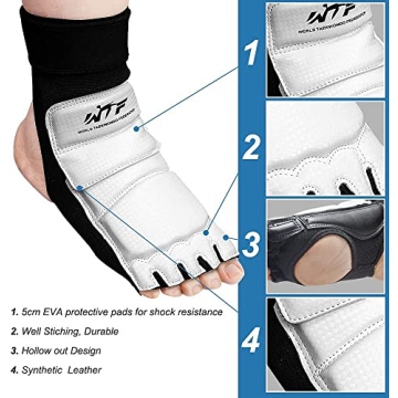 LangRay Taekwondo Foot Protector for Martial Arts Training