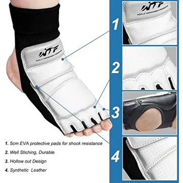 LangRay Taekwondo Foot Protector for Martial Arts Training