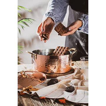DEMMEX Copper Soup Pot - Handmade and Stylish Cookware
