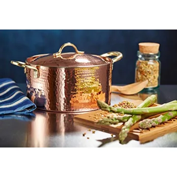 DEMMEX Copper Soup Pot - Handmade and Stylish Cookware