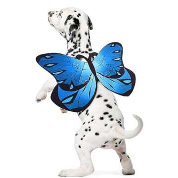 Butterfly Costume for Dog Cat,Butterfly Wings Costume for Small Medium Large Dogs Cats,Dog Costume for Halloween
