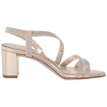 Naturalizer Women's Rhinestone Heeled Sandal - All-Day Comfort