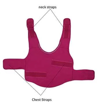 cattamao Comfort Dog Anxiety Relief Coat, Dog Anxiety Calming Vest Wrap for Thunderstorm,Travel,4th ...