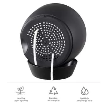 Gardrium Self-Watering Planters Set - 3 Stylish Pots