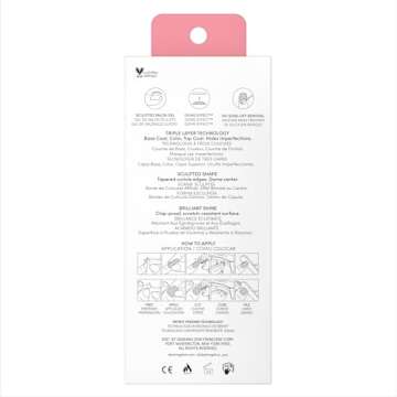 Dashing Diva Glaze Mani Pedi Kit​ - The Lolli Lolli - Comes with LED Nail Lamp - Long Lasting, Semicured Gel Nail Strips for Toes & Hands