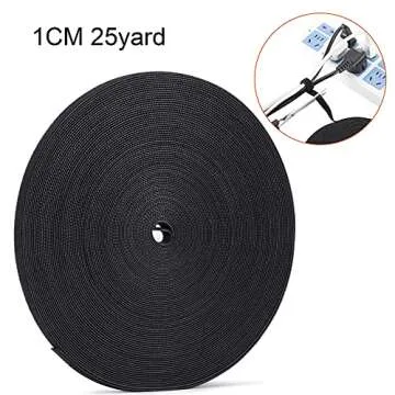 Xnakko Double Sided Hook and Loop Cable Ties - 25Yard