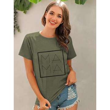 Funny Mama Shirt for Women - Soft & Comfortable Tee
