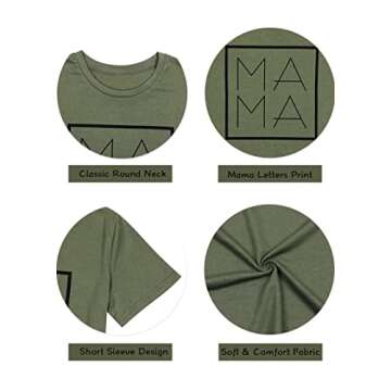 Funny Mama Shirt for Women - Soft & Comfortable Tee