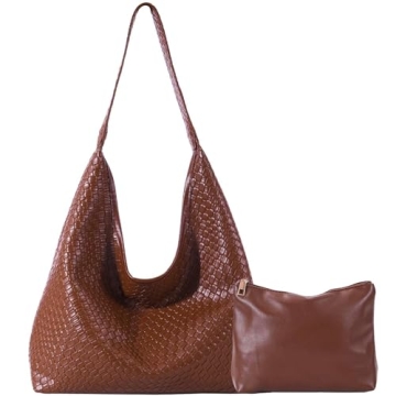 Stylish Ann Bully Woven Leather Shoulder Bag for Women