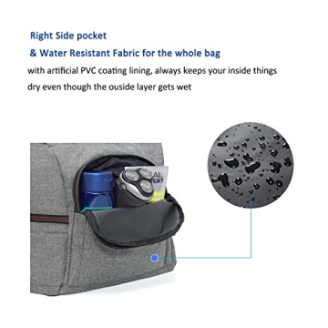 MarsBro Water Resistant Gym Duffel Bag with Shoe Compartment