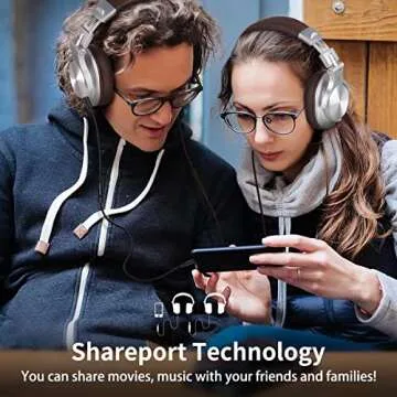OneOdio A71 Hi-Res Studio Recording Headphones - Wired Over Ear Headphones with SharePort, Monitoring & Mixing Foldable Headphones with Stereo Sound (Silver)