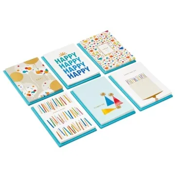 36 Celebration Birthday Cards with Envelopes