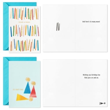 36 Celebration Birthday Cards with Envelopes