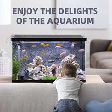 EASYTEST [150 Strip] [6 in 1] Aquarium Test Strips, [Freshwater and Saltwater 2 in 1] Test kit Monitoring, Nitrate, Nitrite, Chlorine, Carbonate, Hardness, pH