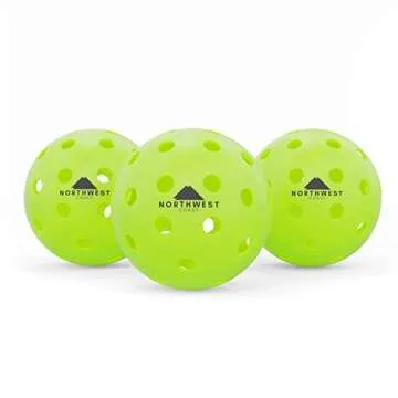 Northwest Coast Outdoor Pickleballs with Mesh Carrier Pack