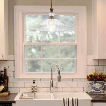 CWarmozy Vintage Pendant Light Fixture for Kitchen Island