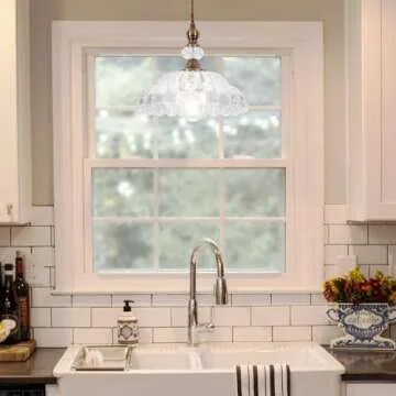 CWarmozy Vintage Pendant Light Fixture for Kitchen Island