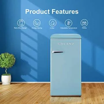 Galanz Retro Compact Refrigerator - Stylish and Efficient