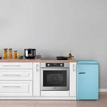 Galanz Retro Compact Refrigerator - Stylish and Efficient